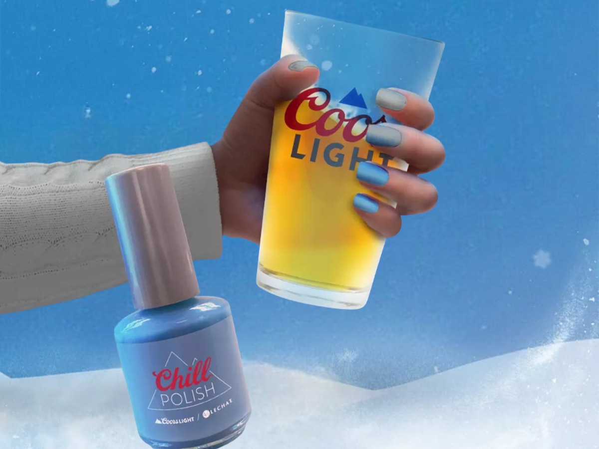 Coors Light Nail Polish Tells You When Your Beer is Cold
