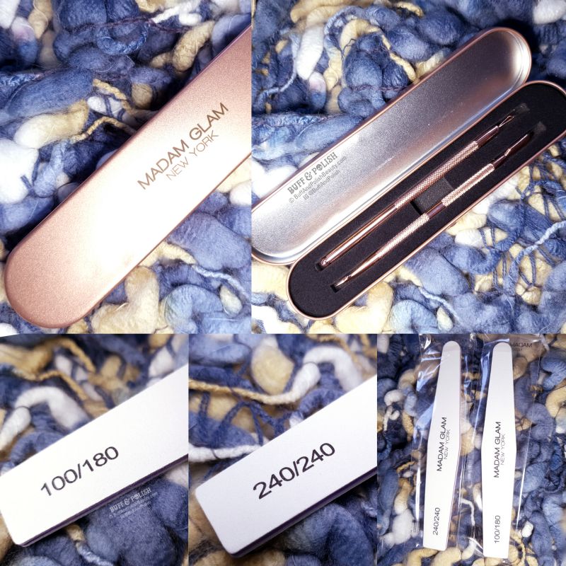 Buff & Polish - Madam Glam Nail Tools & Files collage
