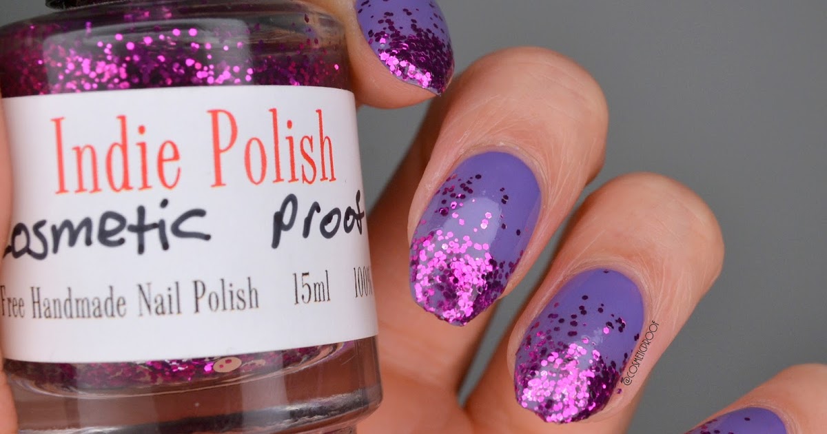 NAILS | Yet Another Glitter Gradient with the Shade Cosmetic Proof (?) #CBBxManiMonday | Cosmetic Proof