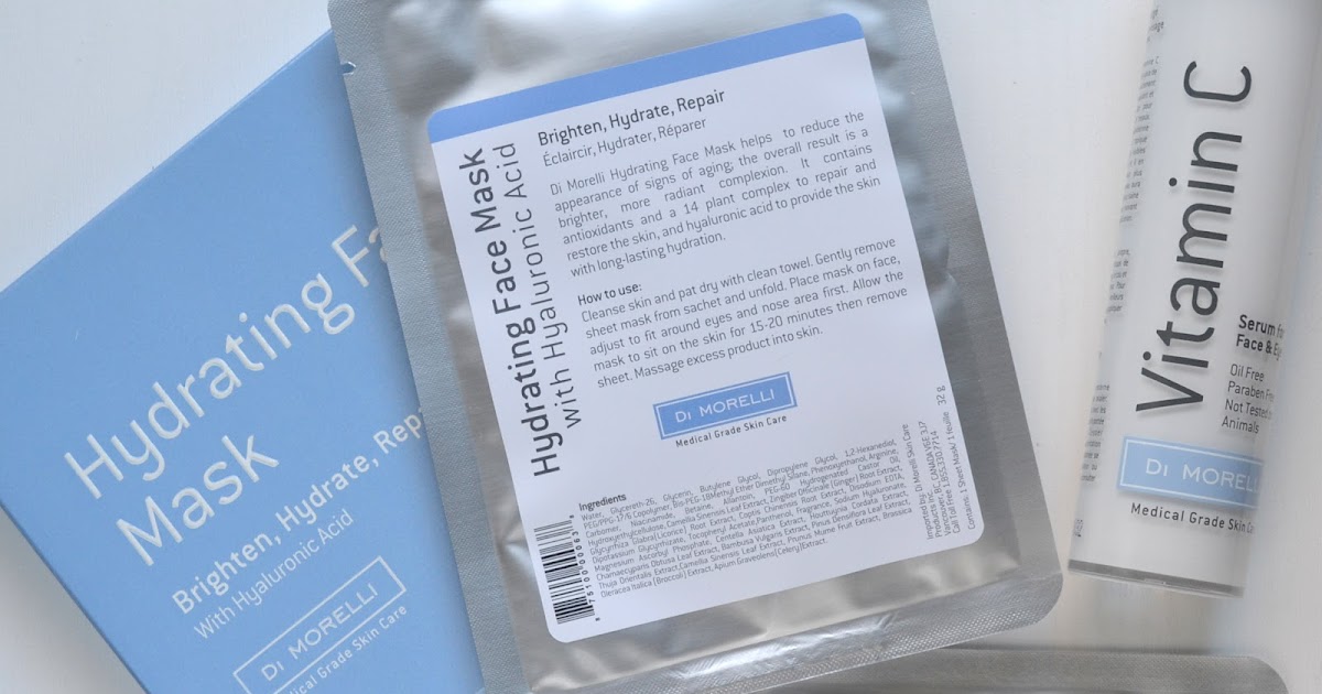 SHEET MASK | Di Morelli Hydrating Face Mask | Cosmetic Proof
