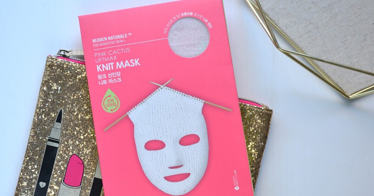 SHEET MASK | Neogen Pink Cactus Liftmax Knit Mask | Cosmetic Proof