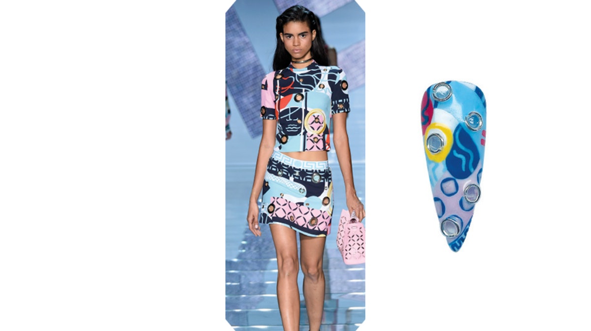 Three Nail Styles Inspired By Versace