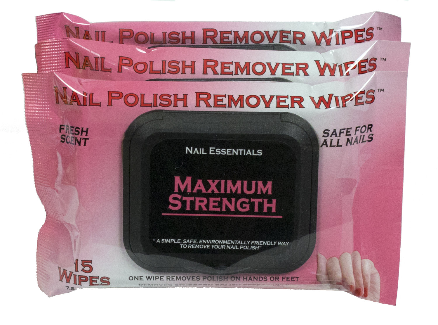 Nail Essentials - Nail Essentials Nail Polish Remover Wipes - Maximum
