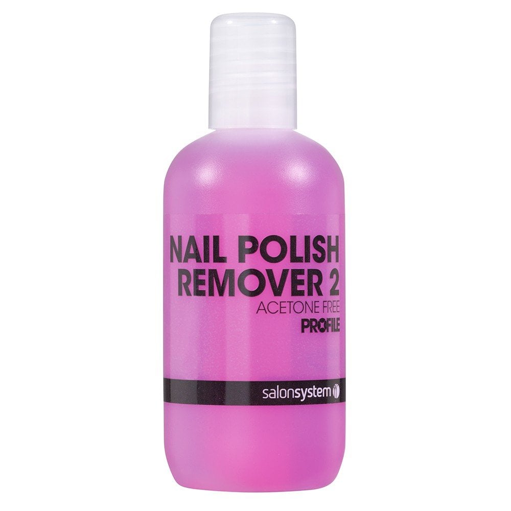 Salon System Profile Nail Polish Remover Acetone Free 125ml - Nails