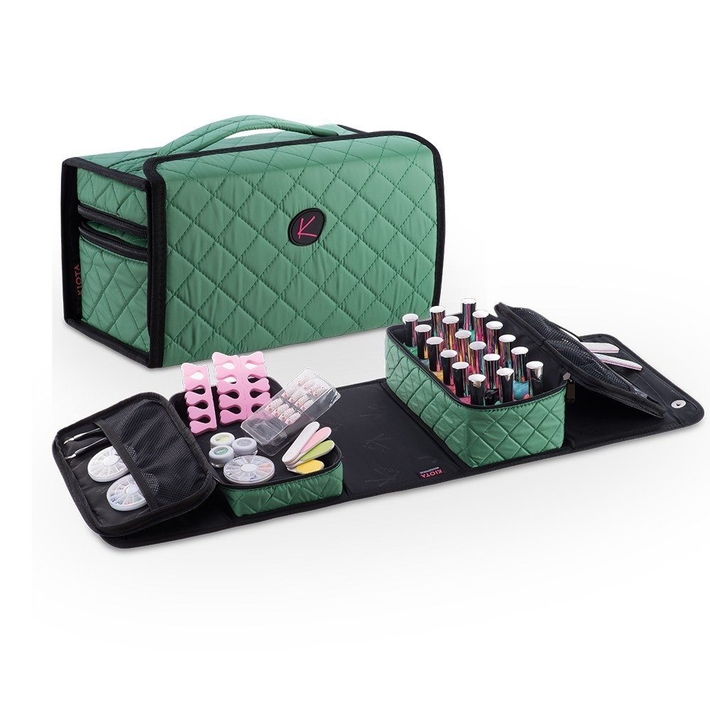 KIOTA Nail Polish Manicure Set Soft Storage Cosmetic Case