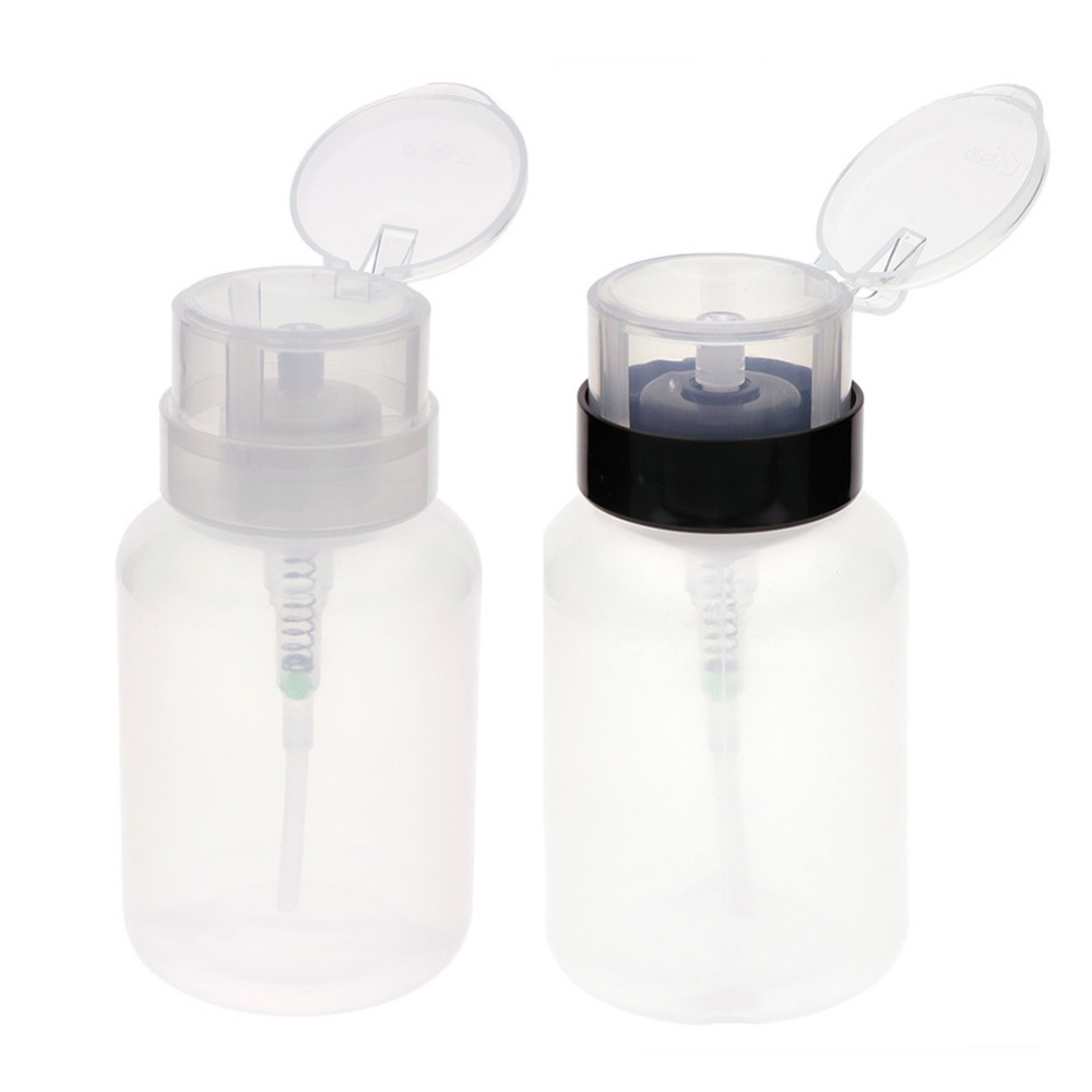 Empty Nail Polish Remover Bottle Pump Dispenser Liquid UV Gel Nail Art
