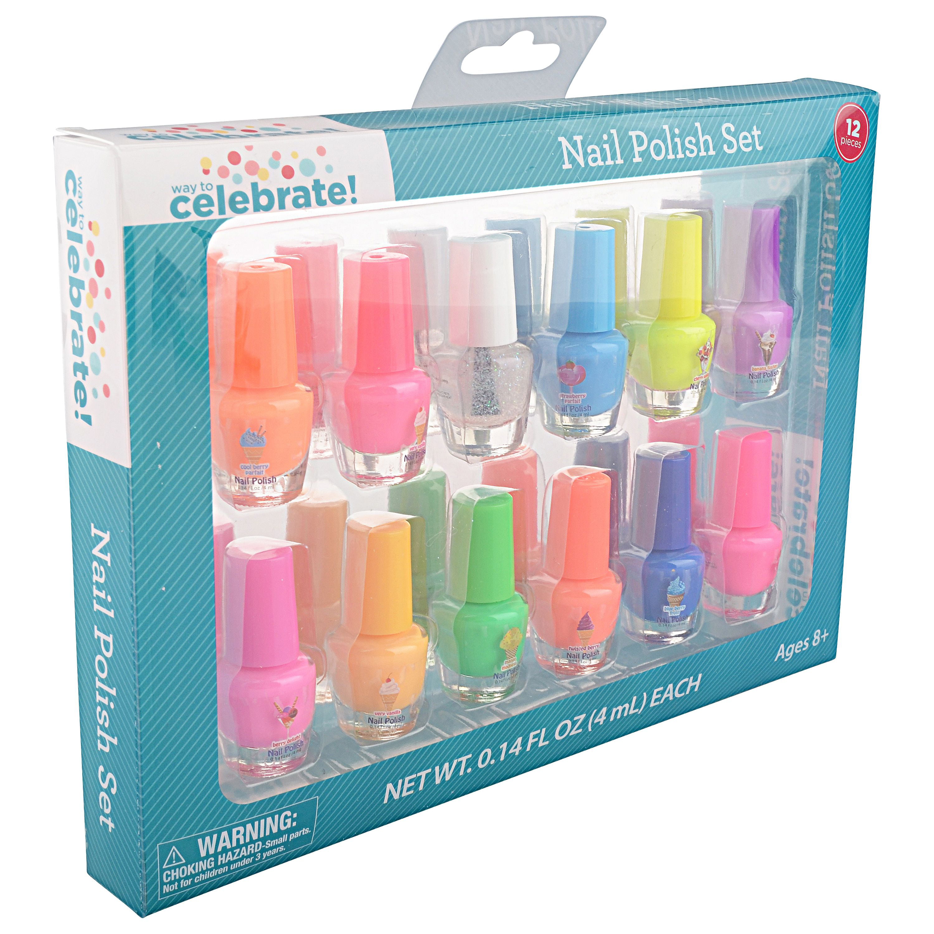 Just 4 Girls Nail Polish Set, 12 pack