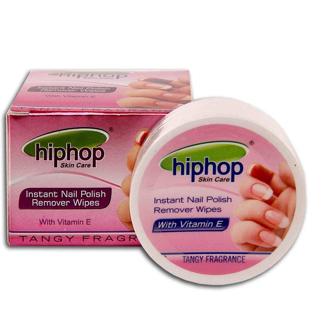 Hip Hop Skin Care Instant Nail Polish Remover Wipes