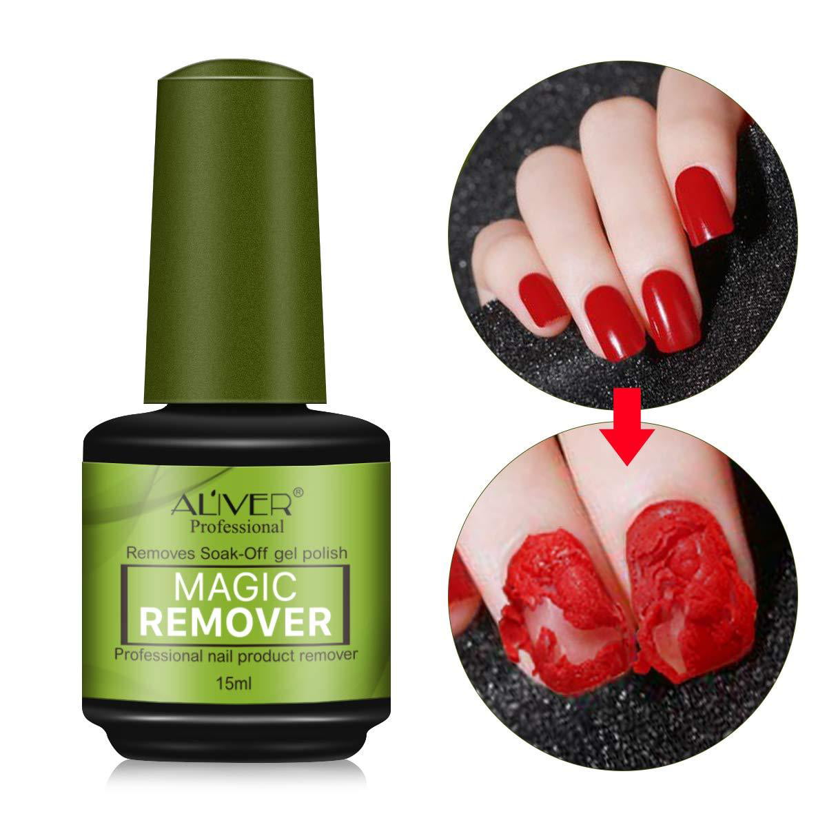 magic soak-off gel nail polish remover