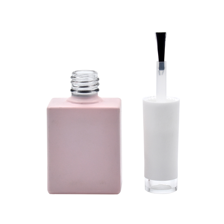 Empty 10ml Square Glass Bottle Gel Nail Polish