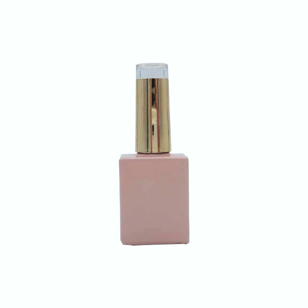 Custom Print 15ml Cosmetic Nail Polish Packaging Glass Empty Square