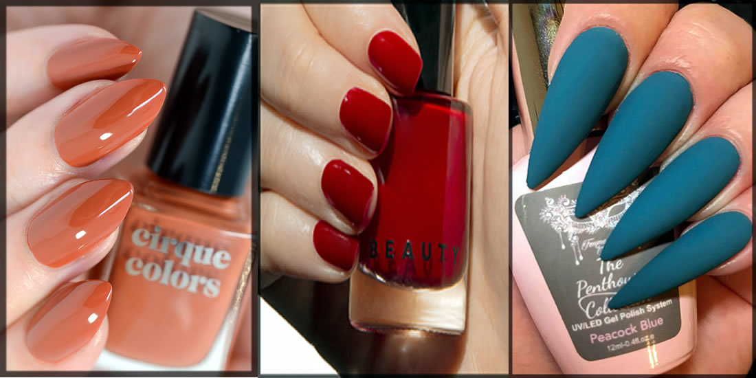10 Pretty Fall Winter Nail Colors and Nail Polish Ideas for 2021