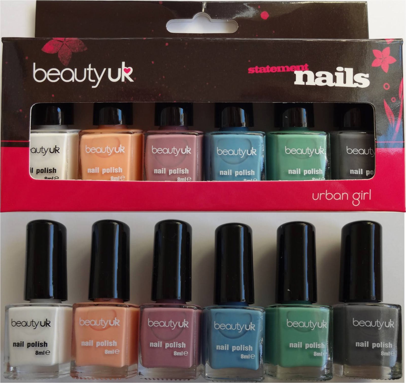 Beauty UK - Urban Girl Nail Polish Set