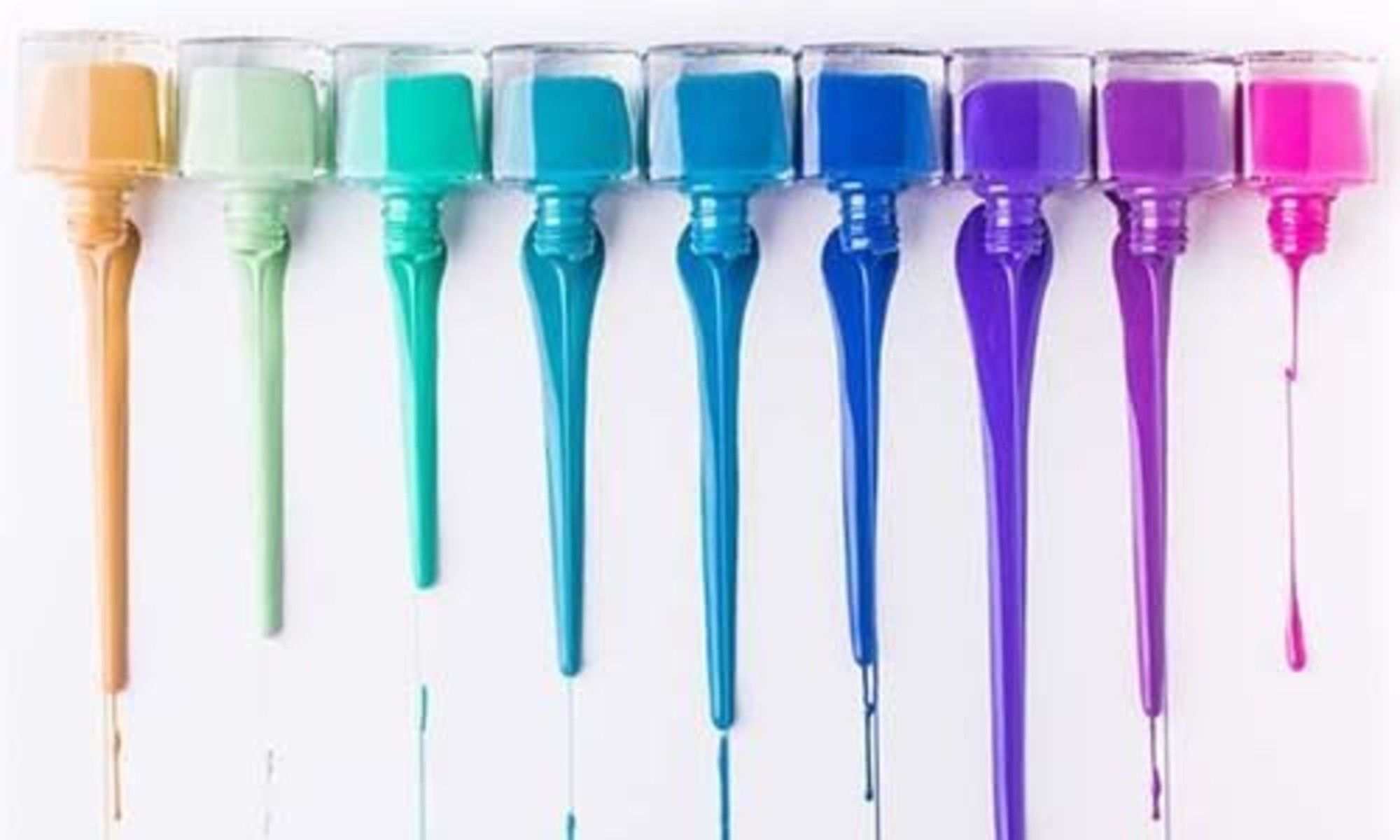 Photo of various nail polish bottles