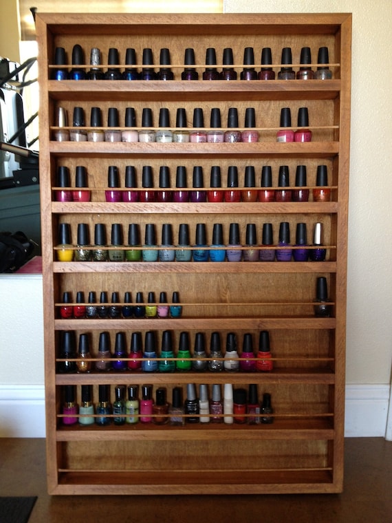 Nail polish rack from Etsy